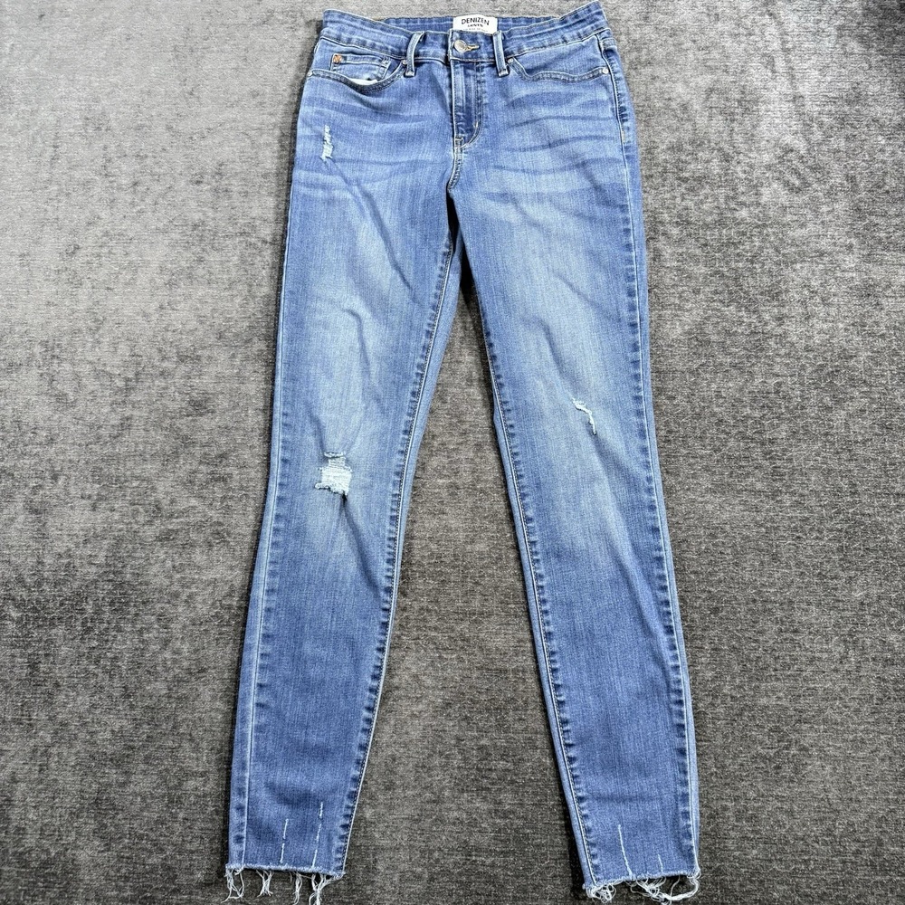 Denizen from Levi's Mid-Rise Skinny Jeans Women's Size 4L Blue Stretch‎ Denim
